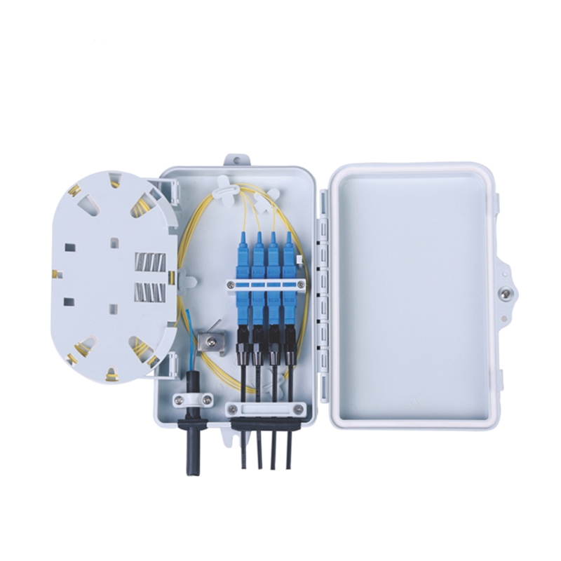 DDS / DFO-4DB / Fiber Optic Outdoor IP65 Distribution Box 4 LC Duplex 8 Core - Image 3