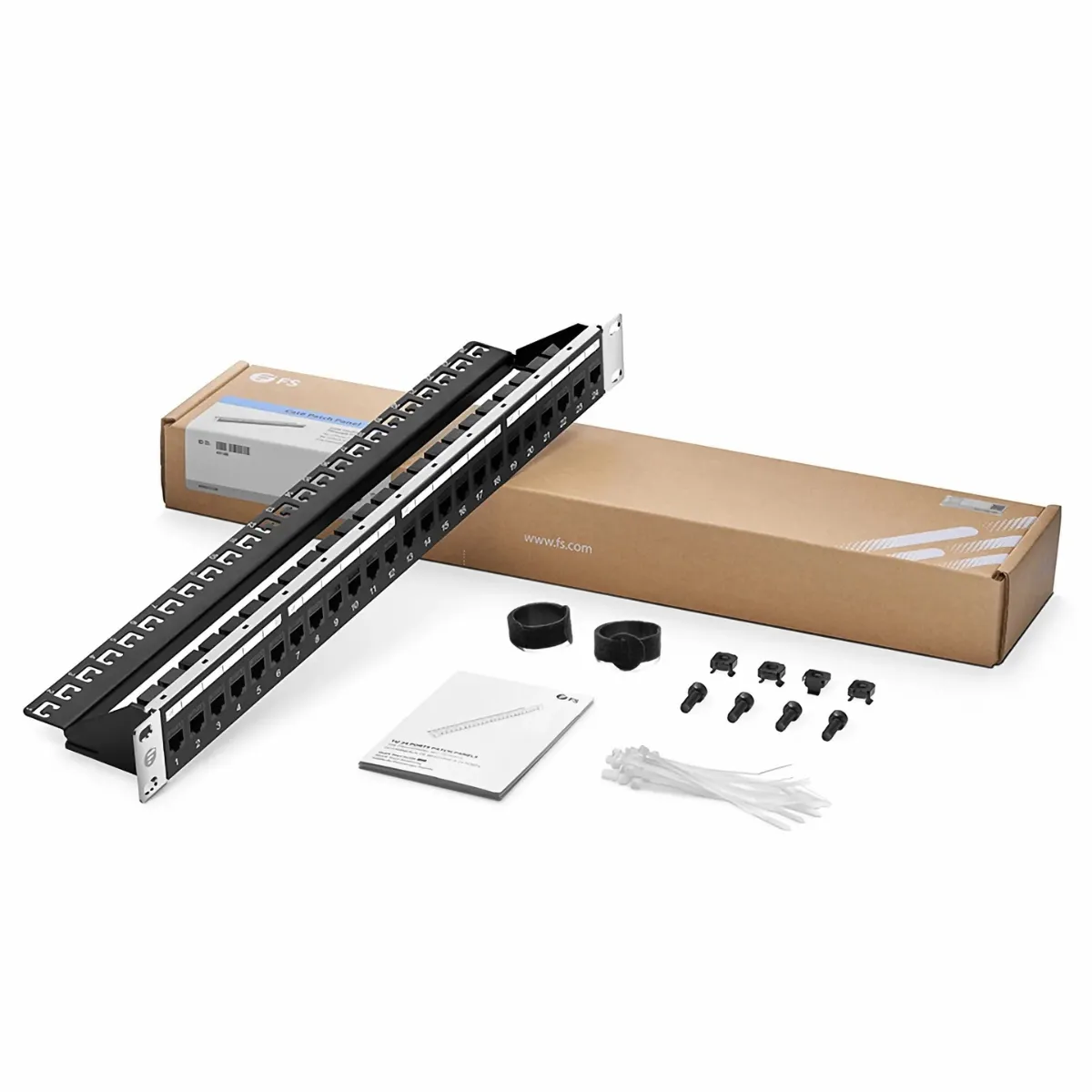 DDS / DPP-FL24C6 / 24 Port Cat6 1U Patch Panel - Image 4
